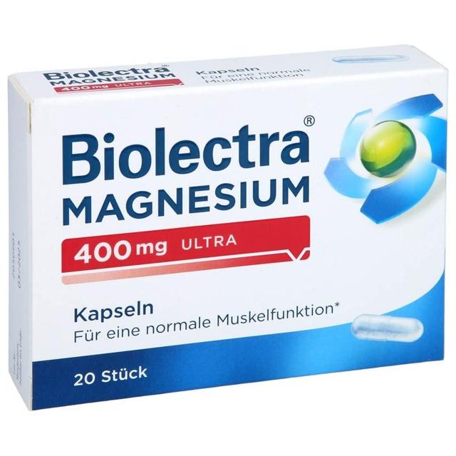 BIOLECTRA Magnesium 400 mg ultra Kapseln product image