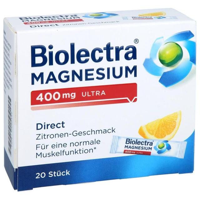 BIOLECTRA Magnesium 400 mg ultra Direct Zitrone product image