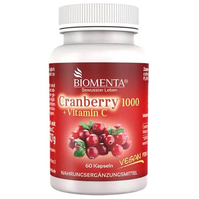 BIOMENTA Cranberry 1000+Vitamin C vegan Kapseln product image