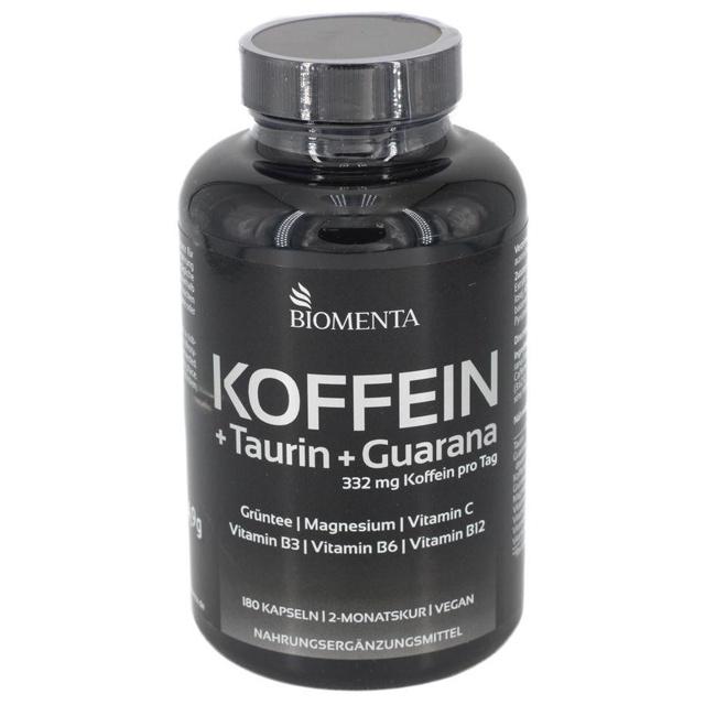BIOMENTA Koffein+Taurin+Guarana Kapseln product image
