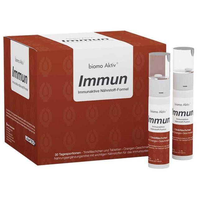 Biomo Aktiv Immun Trinkflaschen+Tabletten 30-Tages-Kombi product image