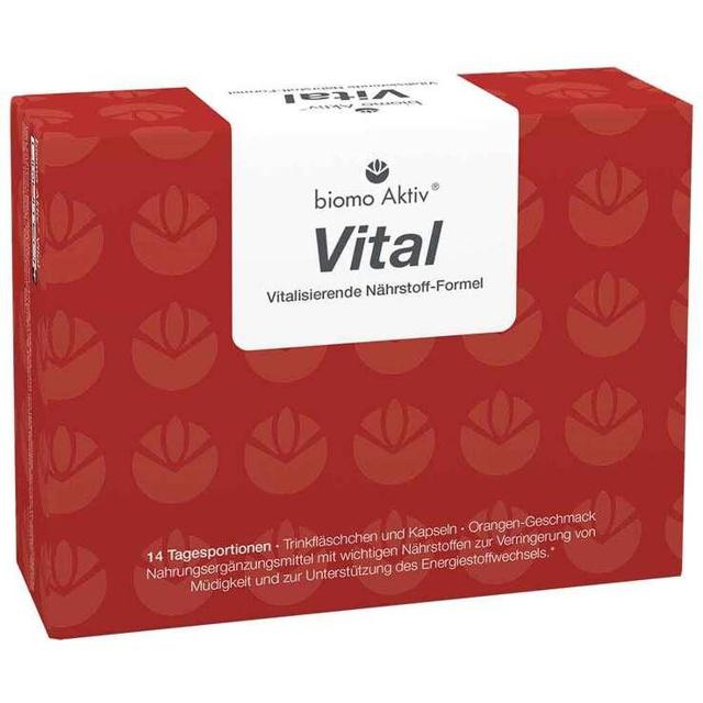 Biomo Aktiv Vital Trinkflaschen 14 Tagesportionen, 1 St Kombipackung product image