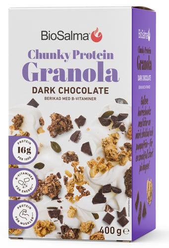 BioSalma Chunky Protein Granola Dark Chocolate 400 g product image