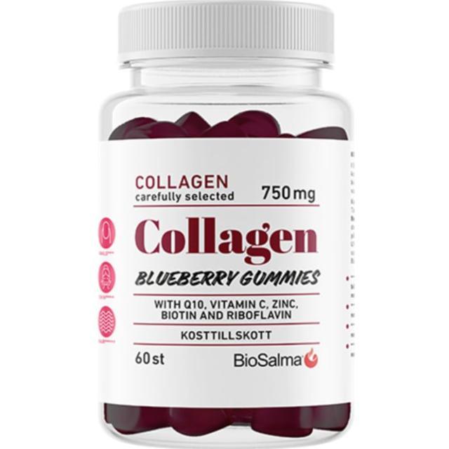 BioSalma Collagen Blueberry Gummies 60 st product image