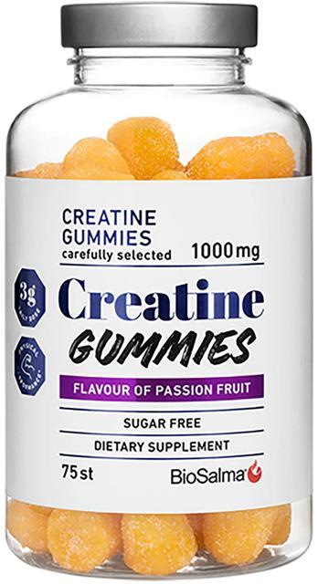 BioSalma Creatine Gummies 1000mg Passion Fruit 75 st product image