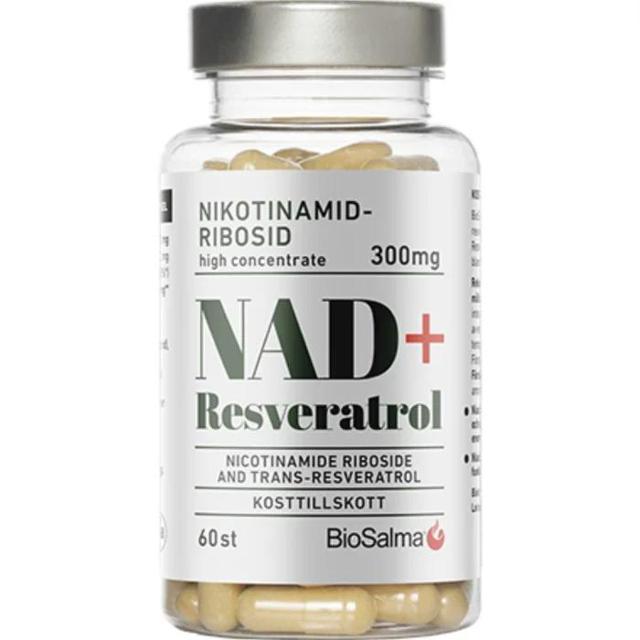 BioSalma NAD+ 300mg +Reservatrol 60 kapslar product image