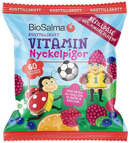 BioSalma Nyckelpiga Multivitamin Refill 60 st product image