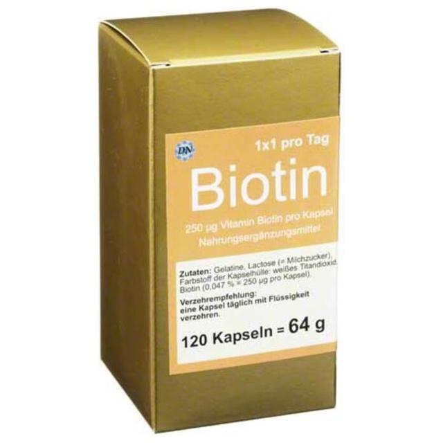 Biotin 1 x 1 pro Tag Kapseln, 120 St Kapseln product image