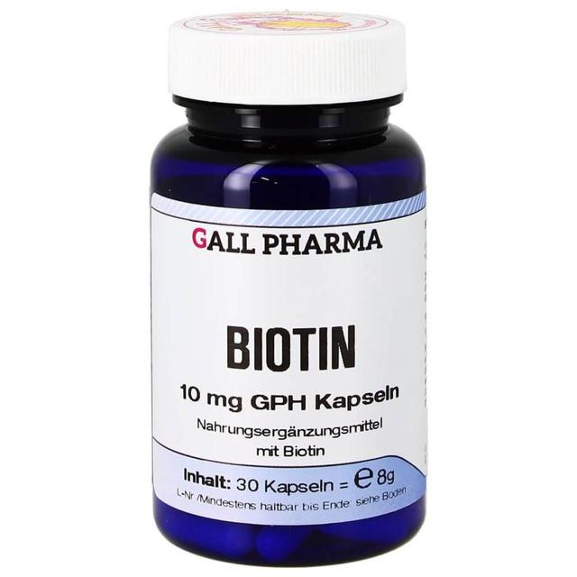 Biotin 10 mg GPH Kapseln product image