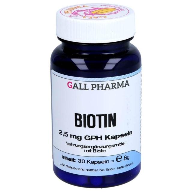 Biotin 2,5 mg GPH Kapseln product image