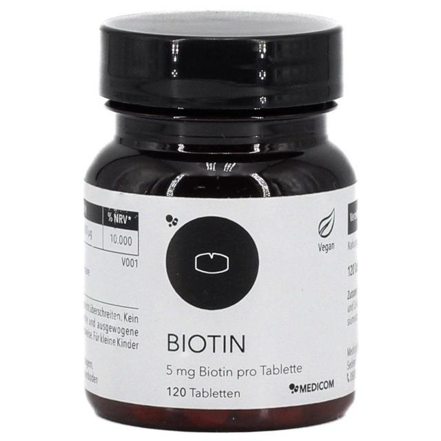 BIOTIN 5 mg Biotin pro Tablette product image