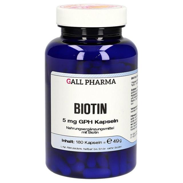 Biotin 5 mg GPH Kapseln product image