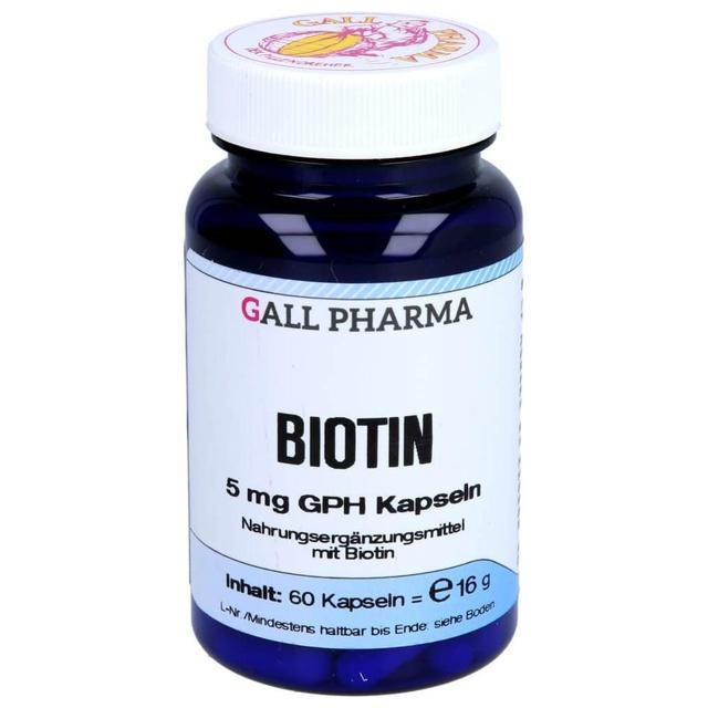 Biotin 5 mg GPH Kapseln product image