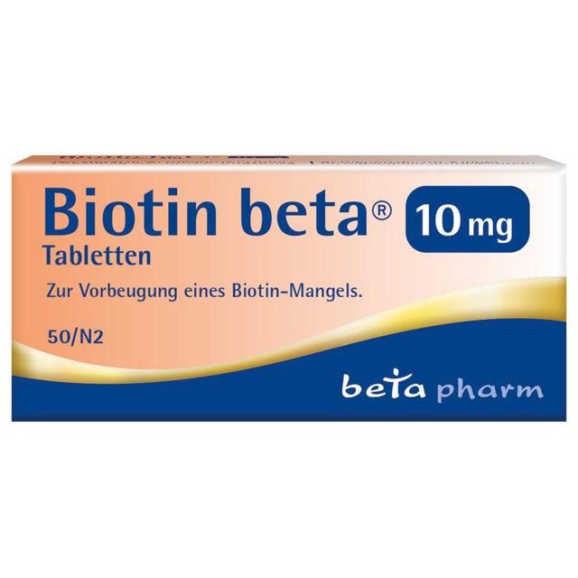 BIOTIN BETA 10 mg Tabletten product image