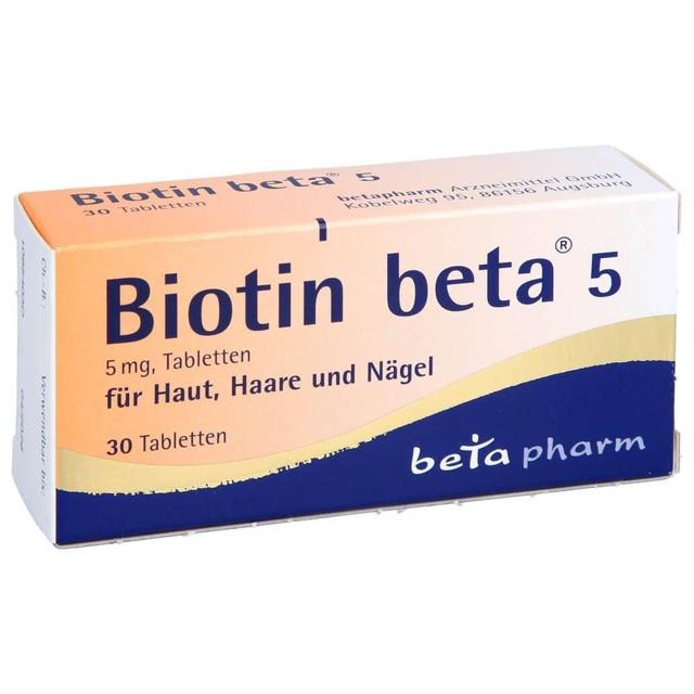 BIOTIN BETA 5 Tabletten product image