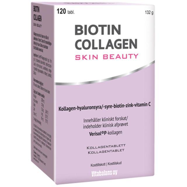 Vitabalans Biotin Collagen Skin Beauty 120 tabletter product image