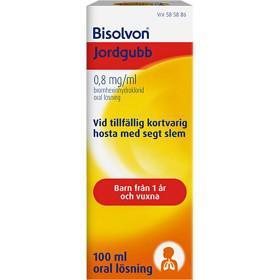 Bisolvon Jordgubb oral lösning 0,8 mg/ml 100 ml product image