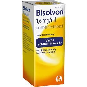 Bisolvon oral lösning 1,6 mg/ml 100 ml product image
