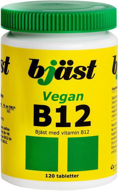 Bjäst B12 Vegan Kosttillskott B12 120t product image