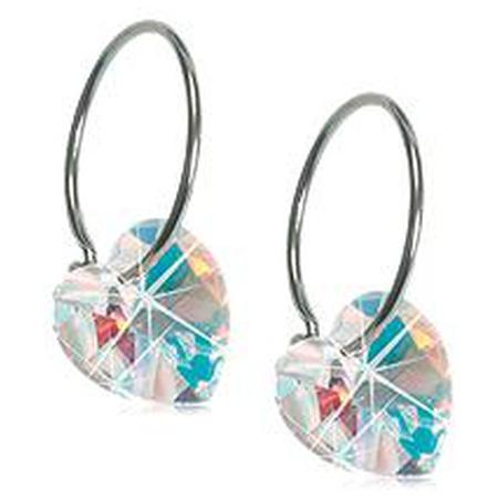 Blomdahl Örhängen NT Heart 10 mm Rainbow 1 par product image