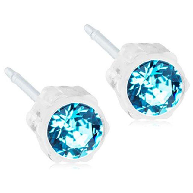 Blomdahl Örhängen 4 mm Aquamarine product image