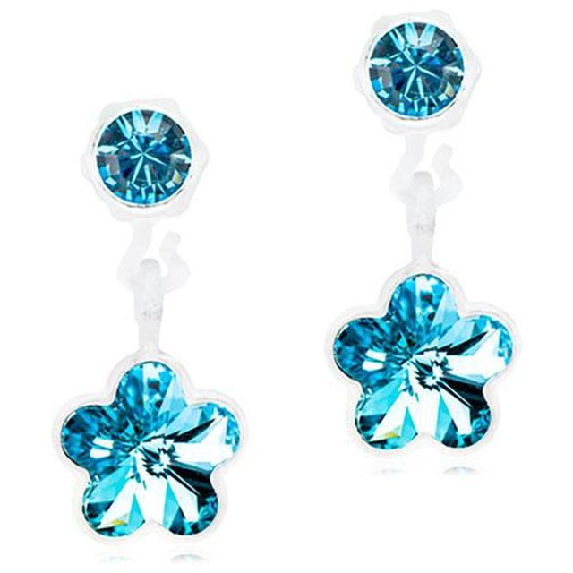 Blomdahl BM MP Pend Flower Aquamarine 4/6mm, 1 par product image