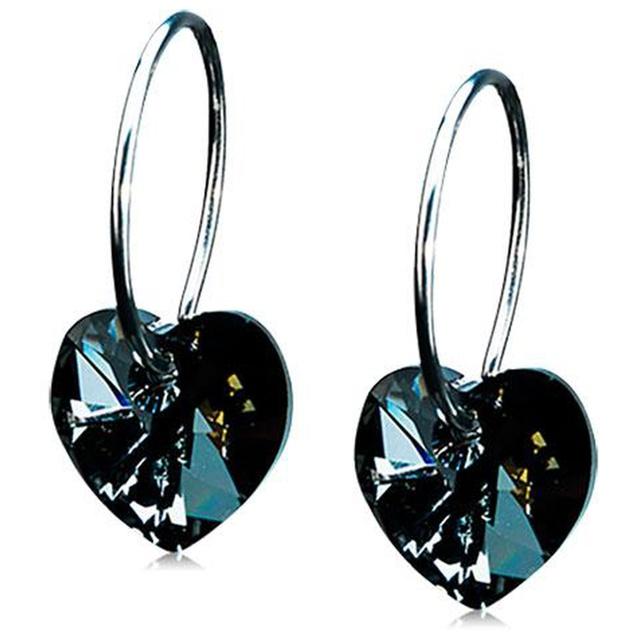 Blomdahl NT Ring 14mm Heart Black Diamond Örhängen 1 par product image