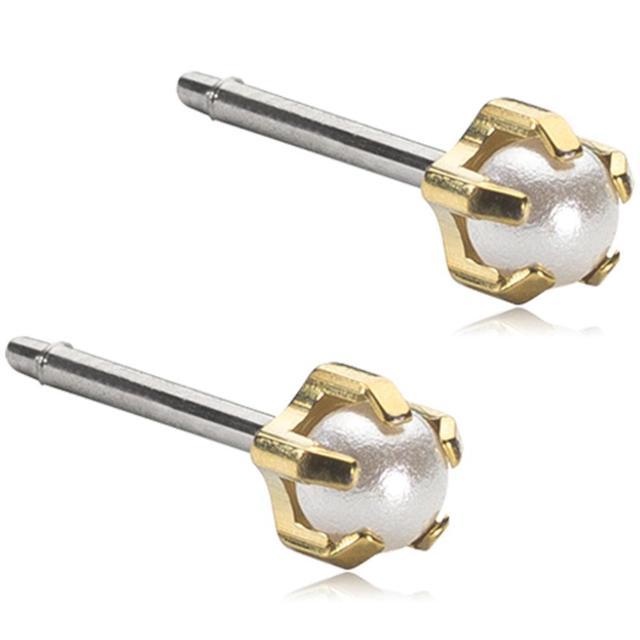 Blomdahl Örhängen Tiffany Pearl White 4 mm product image