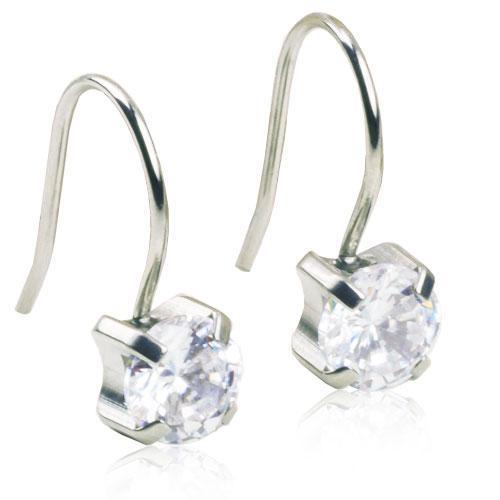 Blomdahl BM NT Pendant Tiffany 7mm CZ White Örhängen 1 par product image
