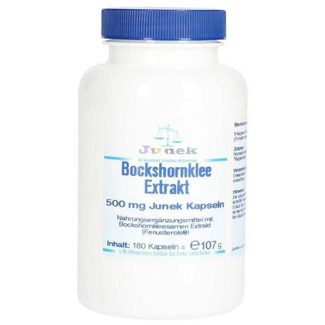 Bockshornklee Extrakt 500 mg Junek Kapseln, 180 St Kapseln product image