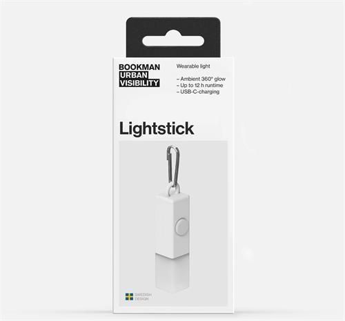 Bookman Urban Visibility Lightstick Vit, 1 st product image