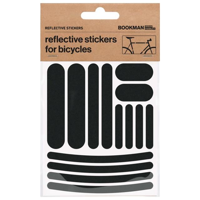 Bookman Reflective Stickers Strips Black product image