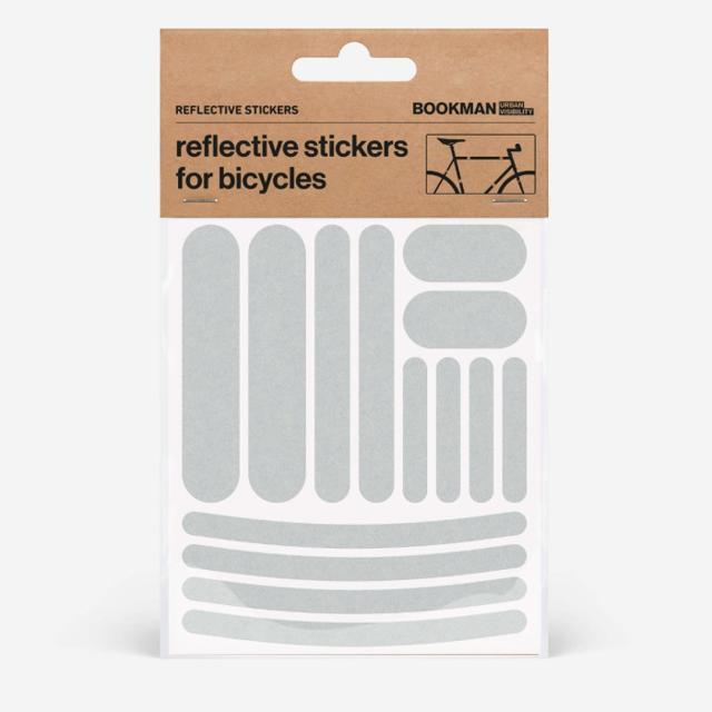 Bookman Reflective Stickers Strips White product image