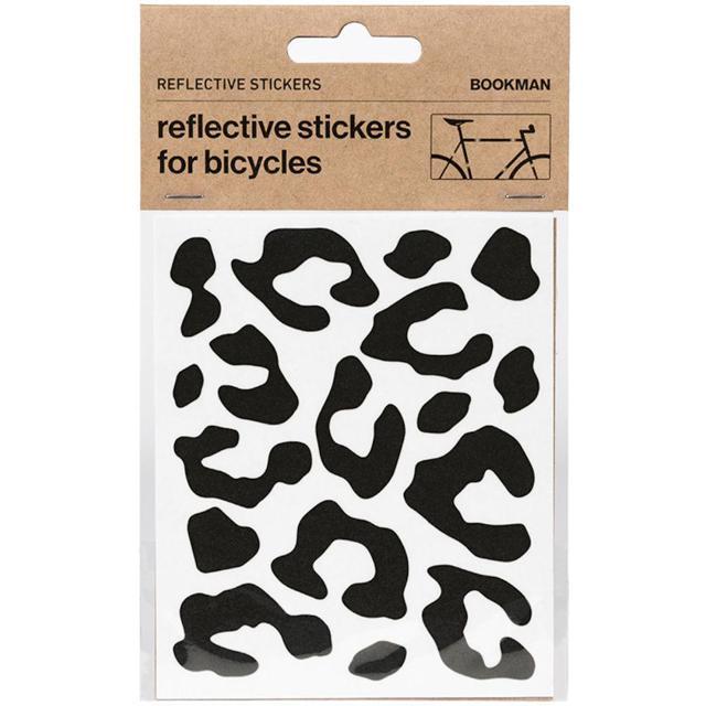 Bookman Reflective Stickers Leopard Print Black product image