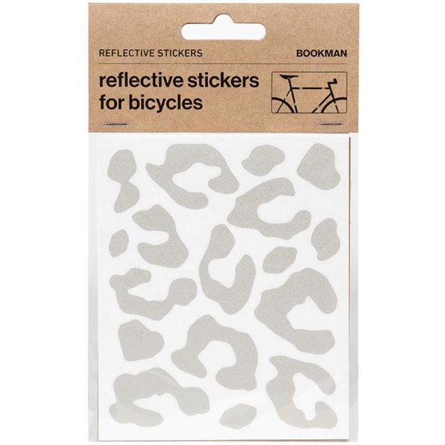 Bookman Reflective Stickers Leopard Print White product image