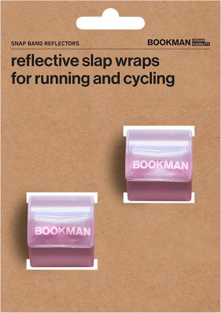 Bookman Urban Visibility Snap Band Reflectors Pink product image