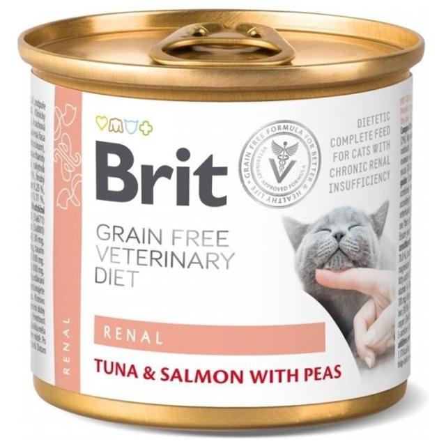 Brit GF Vet Diet Cat Cans Renal 200 g product image