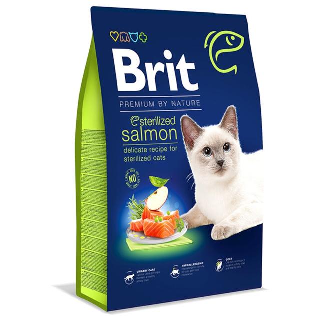 Brit Premium by Nature Cat Sterilized Salmon 8 kg product image