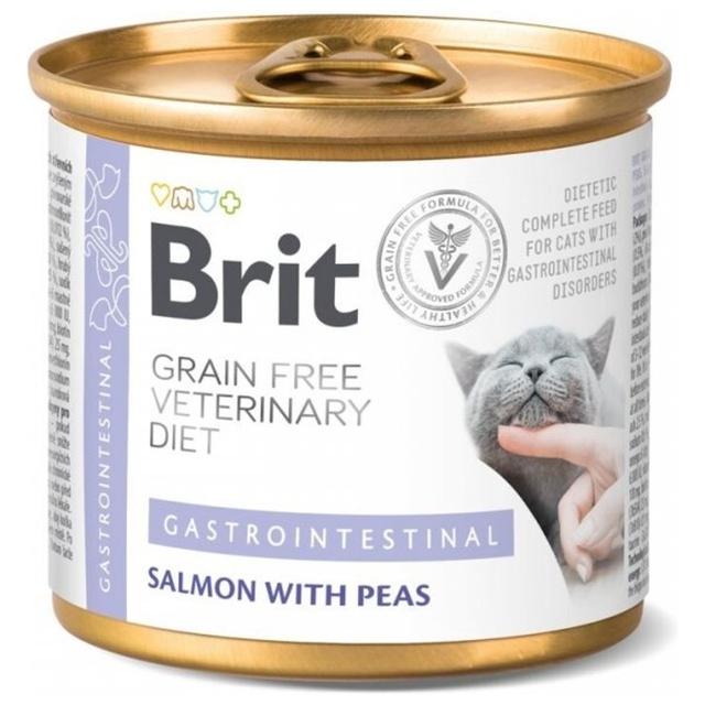 Brit Veterinary Diet Cat Gastrointestinal Grain Free Can 200 g product image