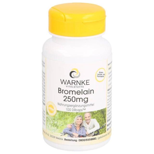 Bromelain 250 mg magensaftresistente Kapseln product image