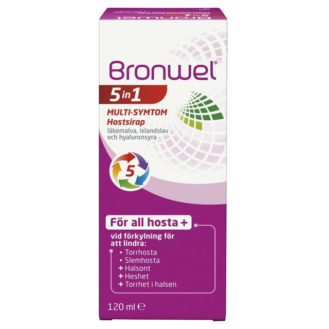 Bronwel 5in1 Multi-Symtom Hostsirap 120 ml product image