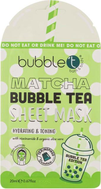 BubbleT Matcha Bubble Tea Sheet Mask 20 ml product image