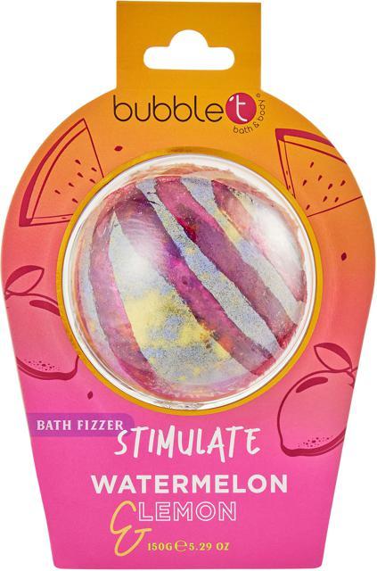 BubbleT Stimulate Watermelon & Lemon Bath Fizzer product image