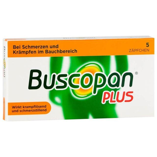 BUSCOPAN plus 10 mg/800 mg Suppositorien product image