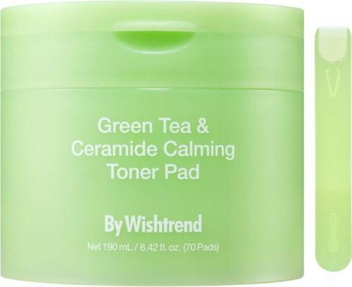 By Wishtrend Green Tea & Ceramide Calming Toner Pad 190 ml product image