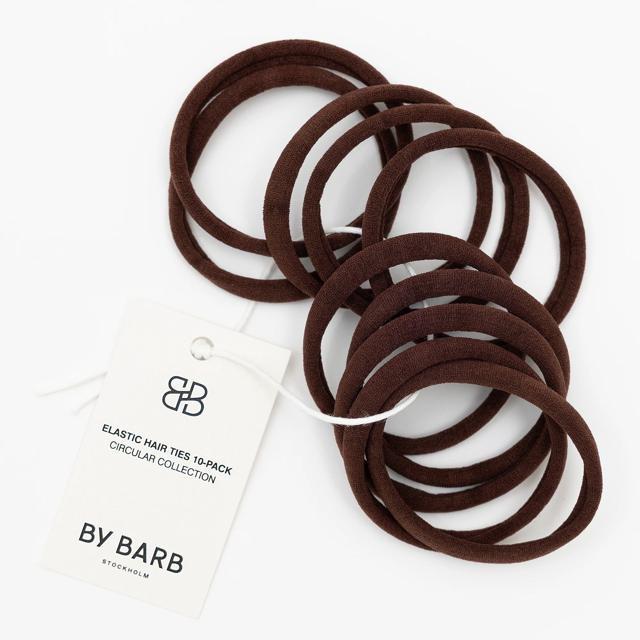 ByBarb Circular Collection hårsnodd Brunette 10-pack product image