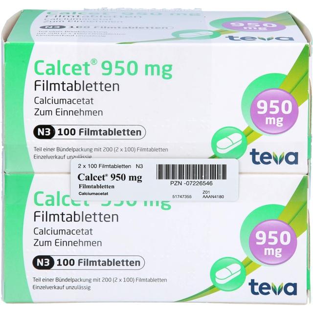 CALCET 950 mg Filmtabletten product image