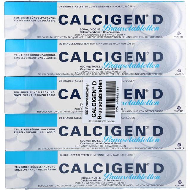 CALCIGEN D 600 mg/400 I.E. Brausetabletten product image