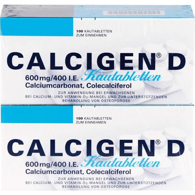 CALCIGEN D 600 mg/400 I.E. Kautabletten product image