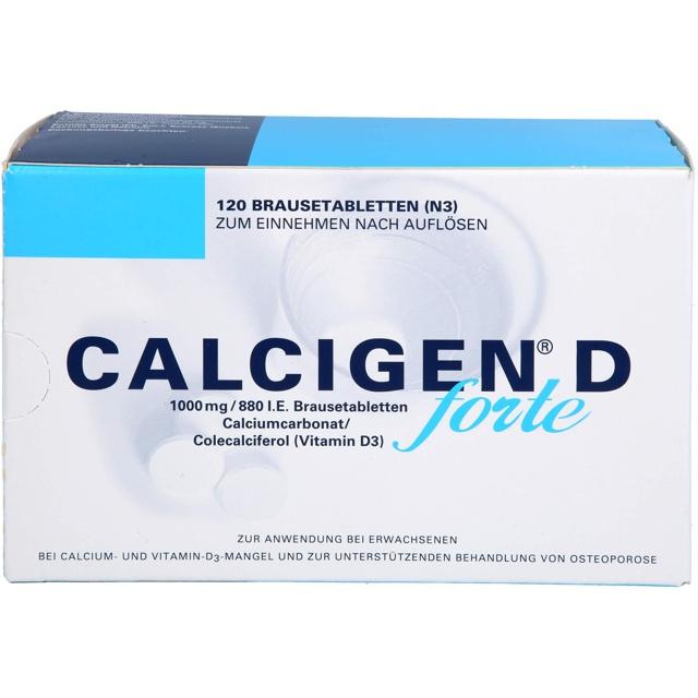 CALCIGEN D forte 1000 mg/880 I.E. Brausetabletten product image